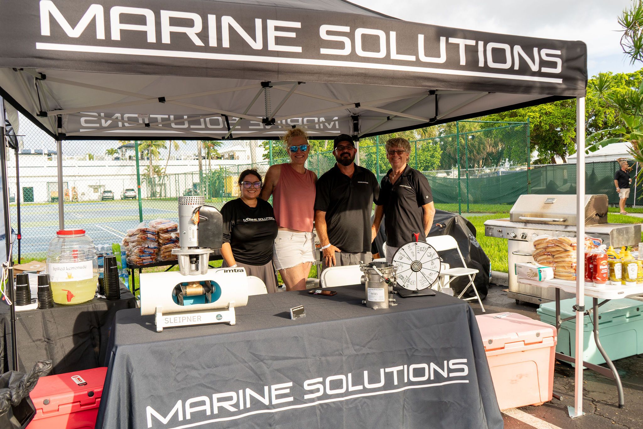 Maritime and industry partners exhibiting at The Triton's Fall Triton Expo at Bahia Mar Yachting Center.