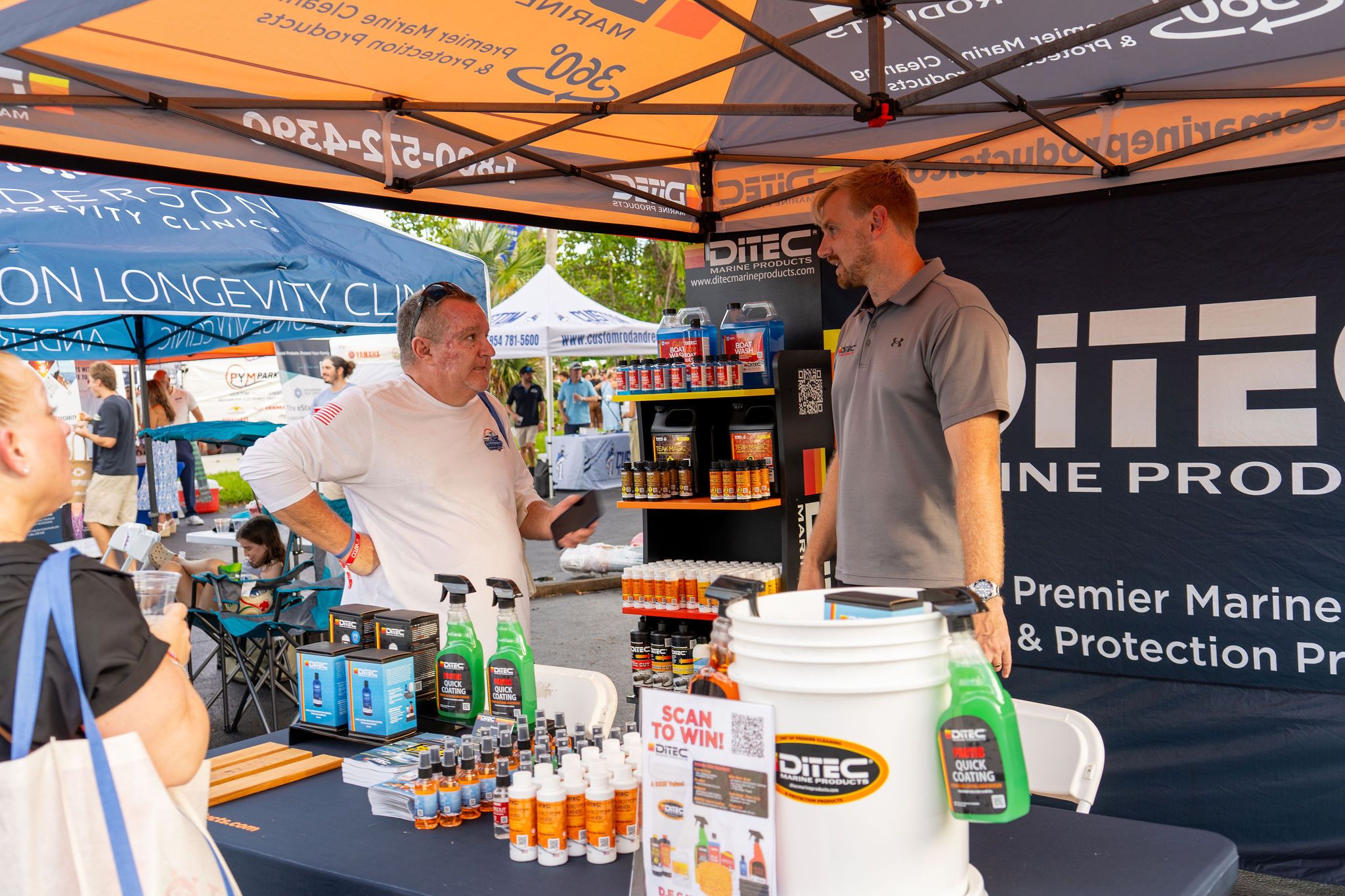 Maritime and industry partners exhibiting at The Triton's Fall Triton Expo at Bahia Mar Yachting Center.