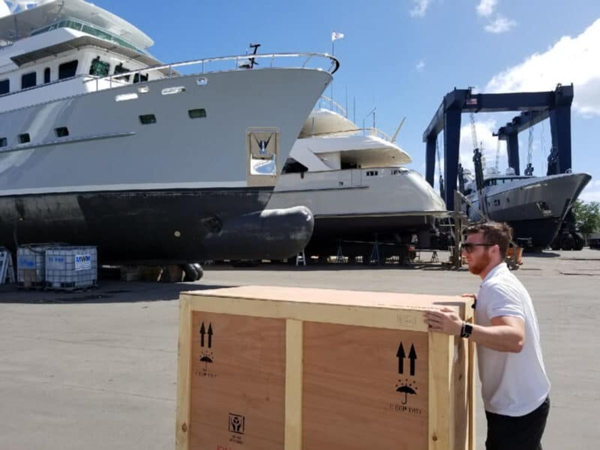 Safeguarding Art During a Yacht Refit
