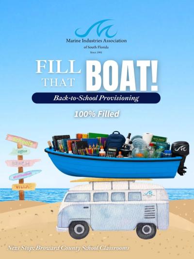 MIASF Fills the Boat for Broward County Students