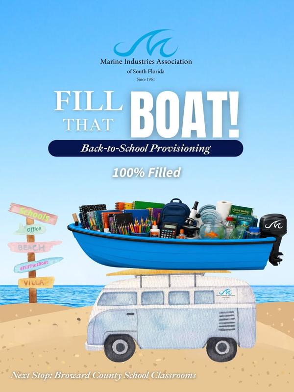 MIASF Fills the Boat for Broward County Students