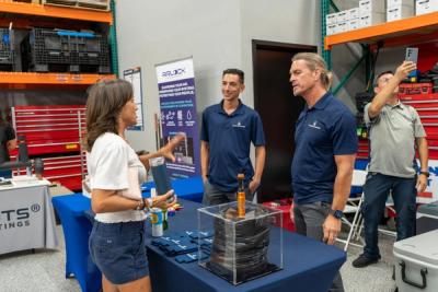 Guests networking at The Triton's Crew, Captains & Connections event at DATUM RMS.