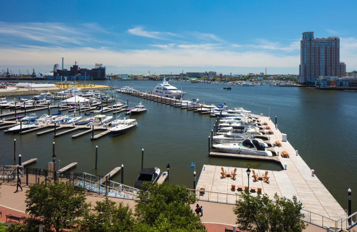 Hidden Gems: Welcome back to Baltimore! Discover Harbor East Marina: Your Premier Superyacht Destination