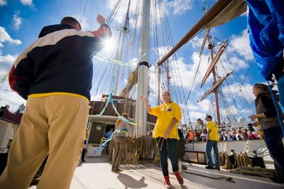 Aboard S/V Gulden Leeuw