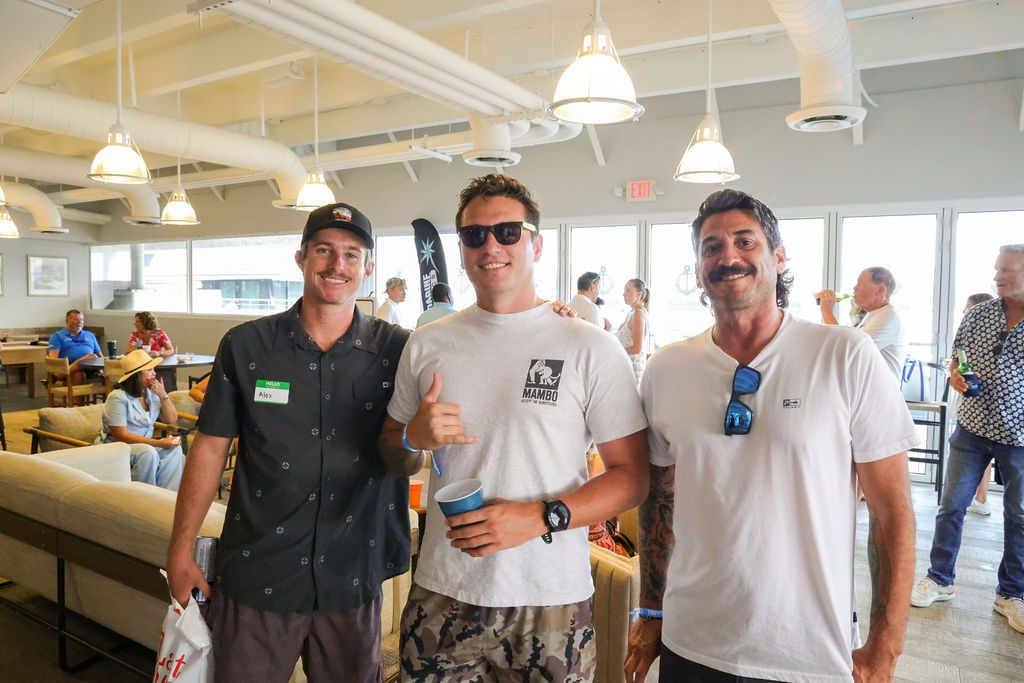 Guests and exhibitors at The Triton's Fall Triton Expo at Bahia Mar Yachting Center.