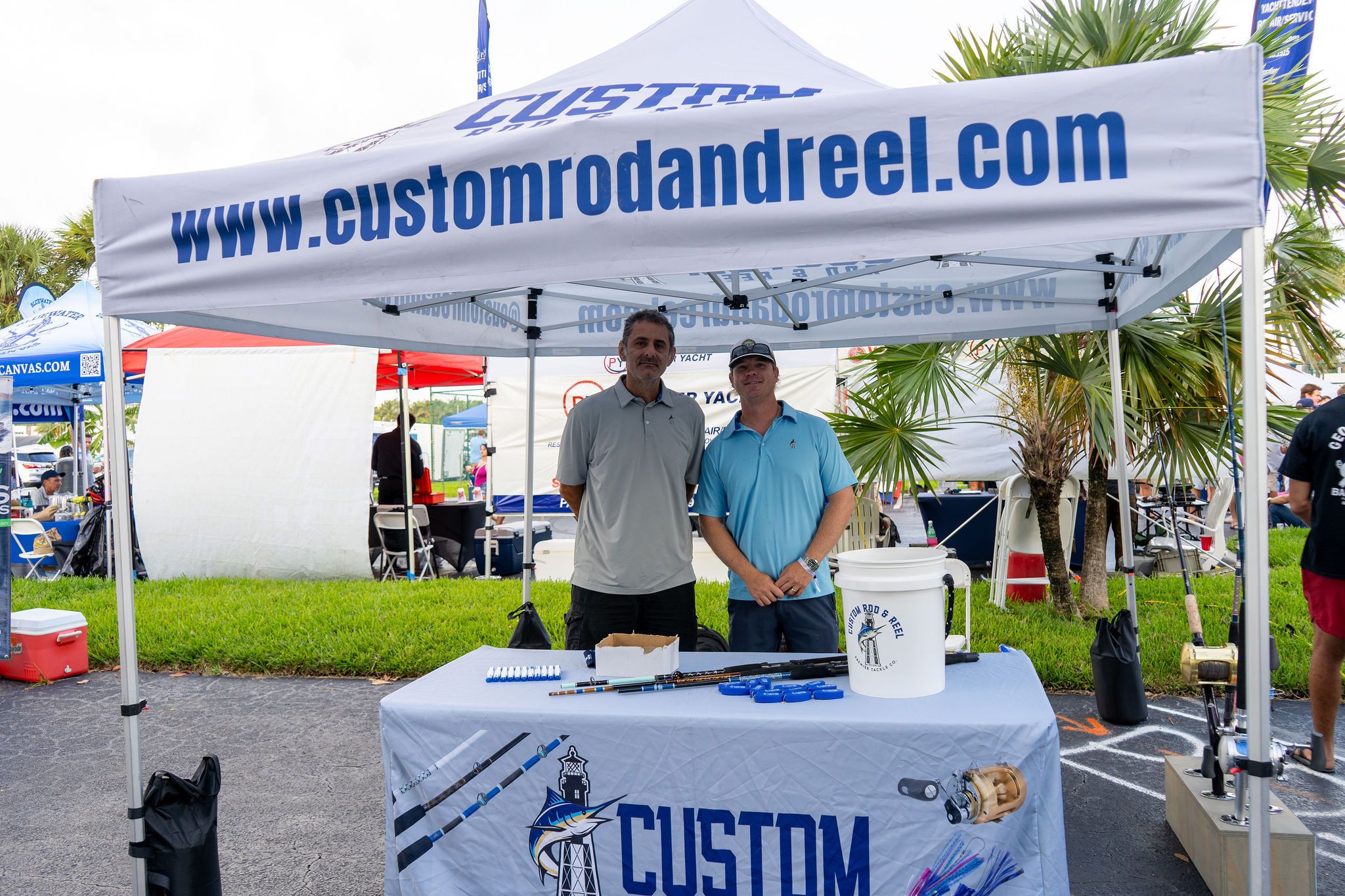 Maritime and industry partners exhibiting at The Triton's Fall Triton Expo at Bahia Mar Yachting Center.