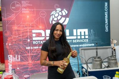 Guests networking at The Triton's Crew, Captains & Connections event at DATUM RMS.