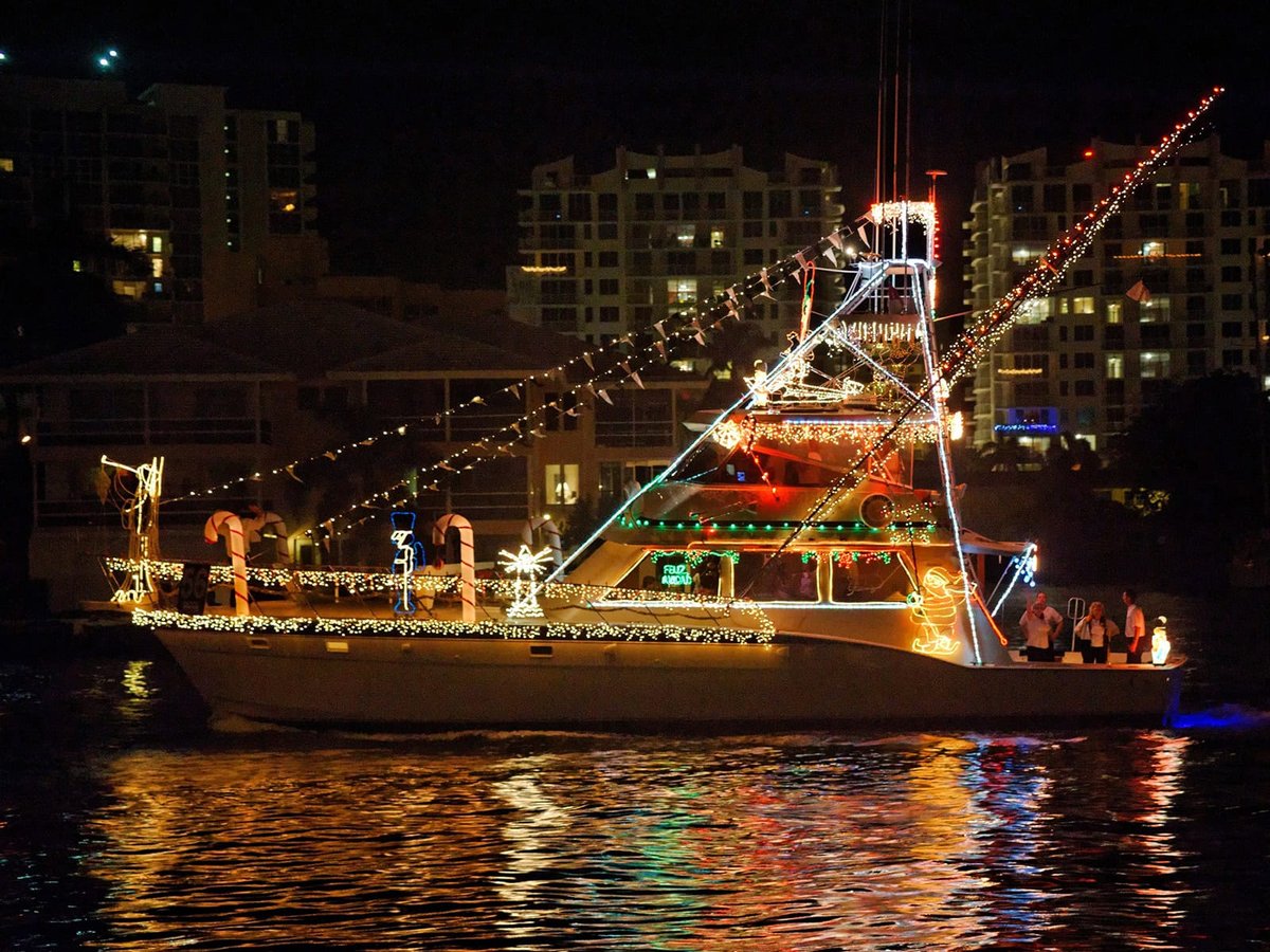 Yacht Crewmembers Making Holiday Magic at Sea