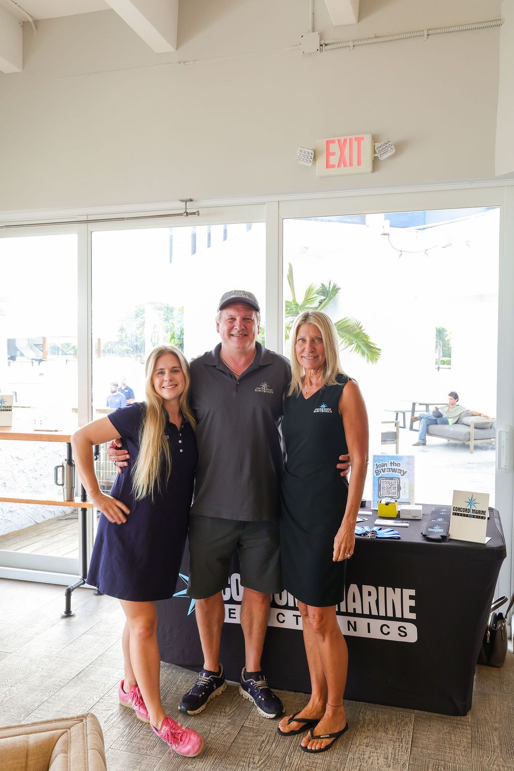 Guests and exhibitors at The Triton's Fall Triton Expo at Bahia Mar Yachting Center.