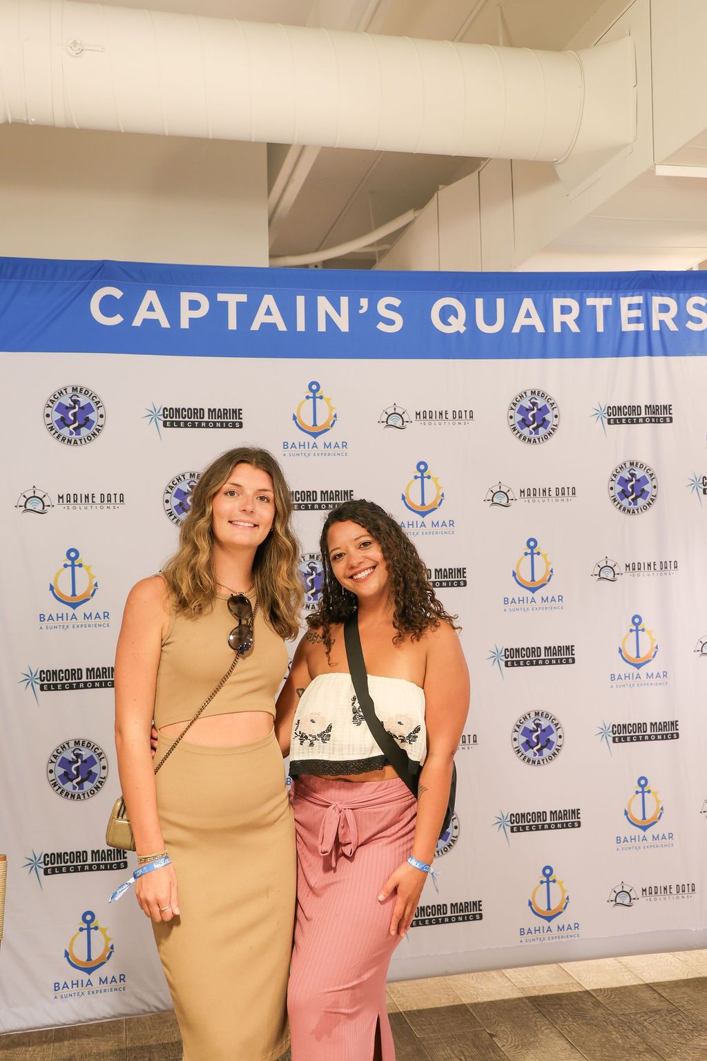Guests and exhibitors at The Triton's Fall Triton Expo at Bahia Mar Yachting Center.