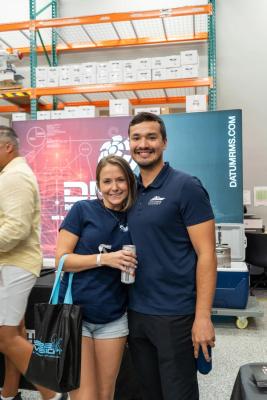Guests networking at The Triton's Crew, Captains & Connections event at DATUM RMS.
