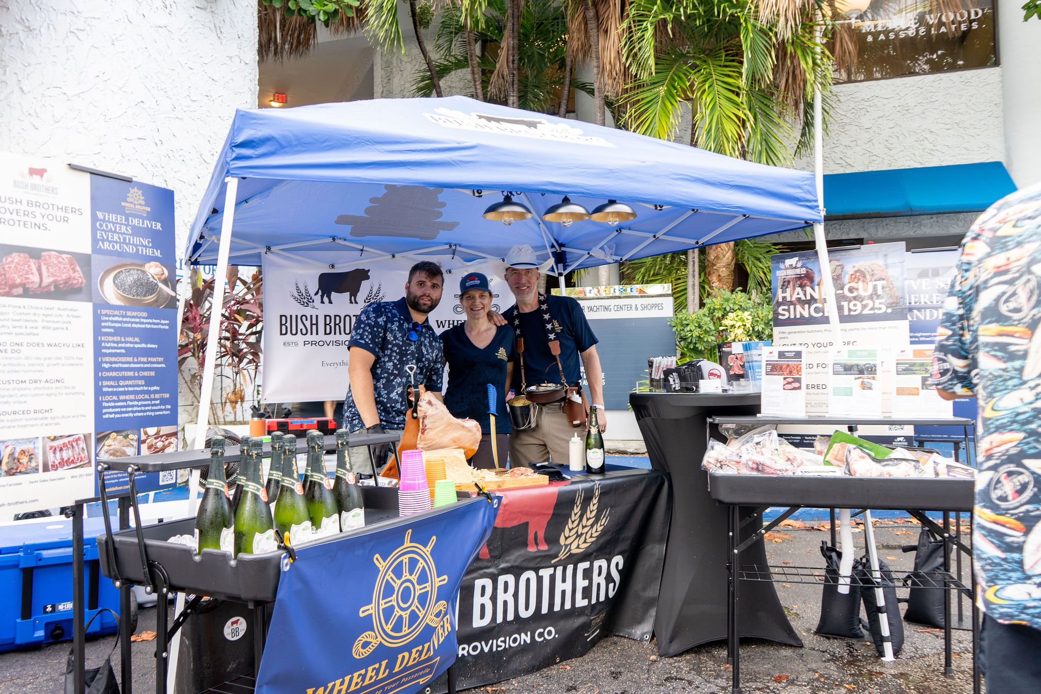 Maritime and industry partners exhibiting at The Triton's Fall Triton Expo at Bahia Mar Yachting Center.