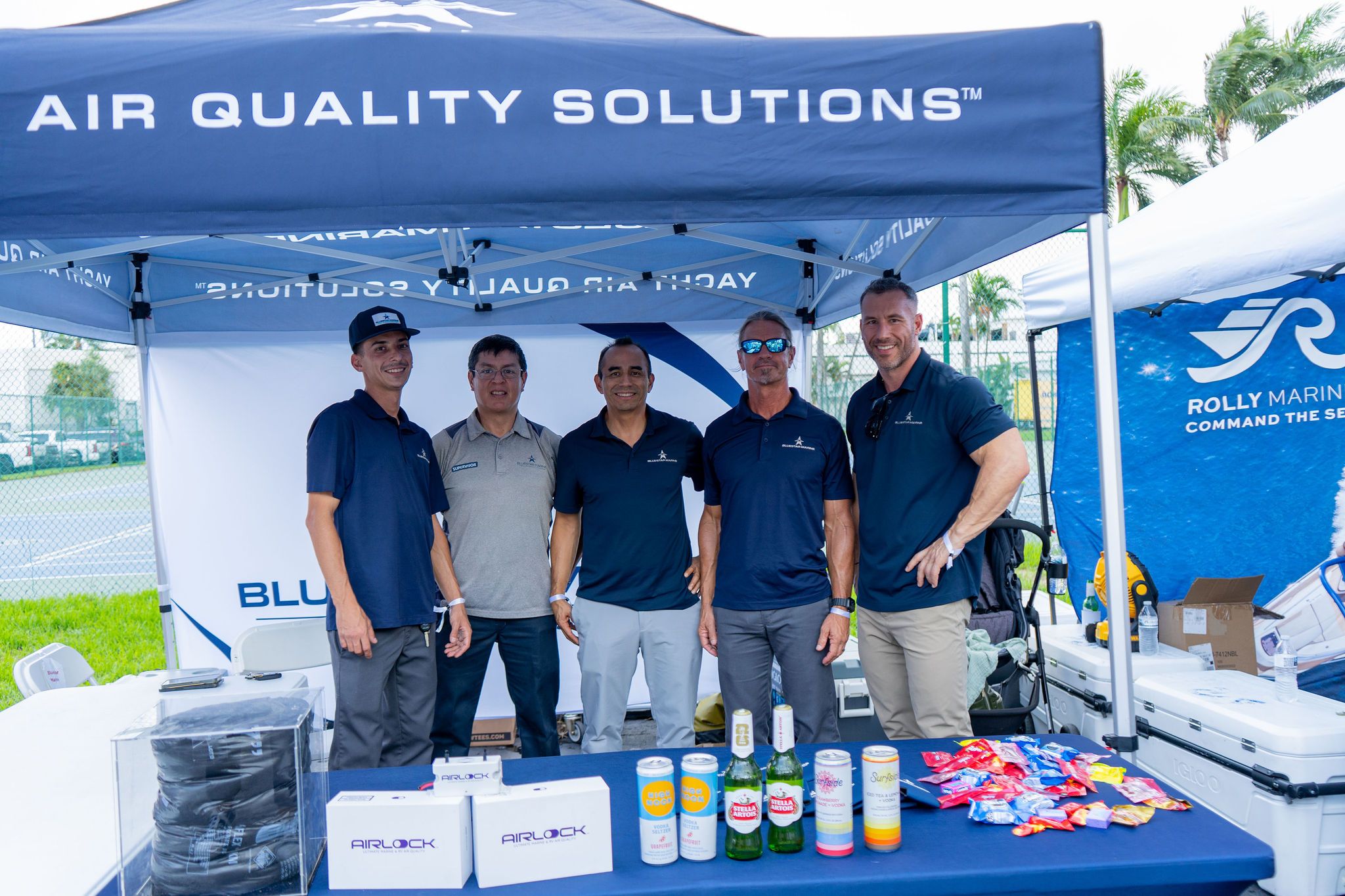 Maritime and industry partners exhibiting at The Triton's Fall Triton Expo at Bahia Mar Yachting Center.