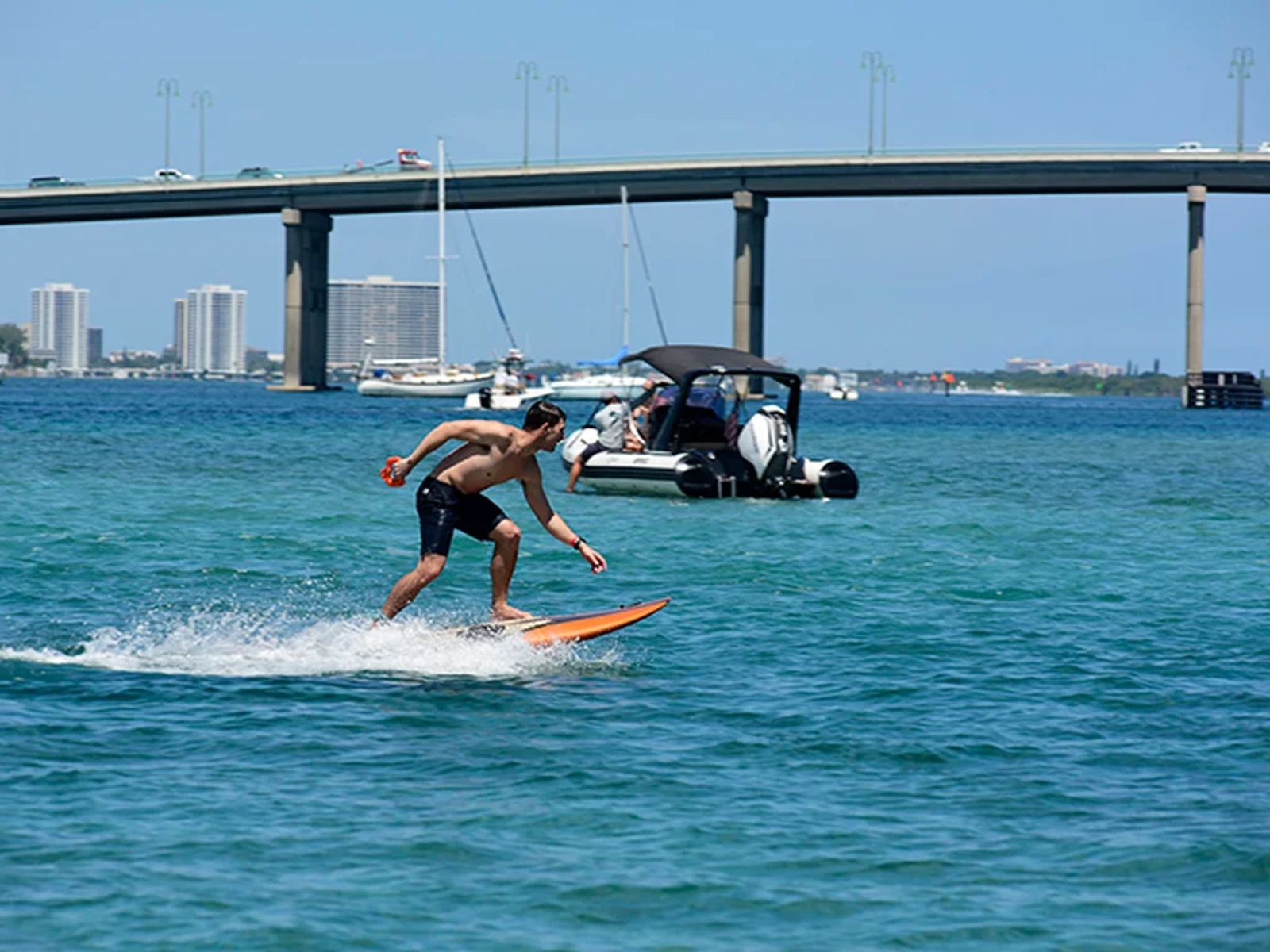 Crew take a spin on hottest new yacht toys