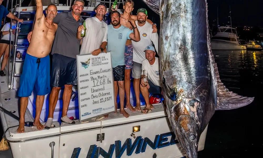 1,268-Pound Blue Marlin Caught During Bermuda Big Game Classic