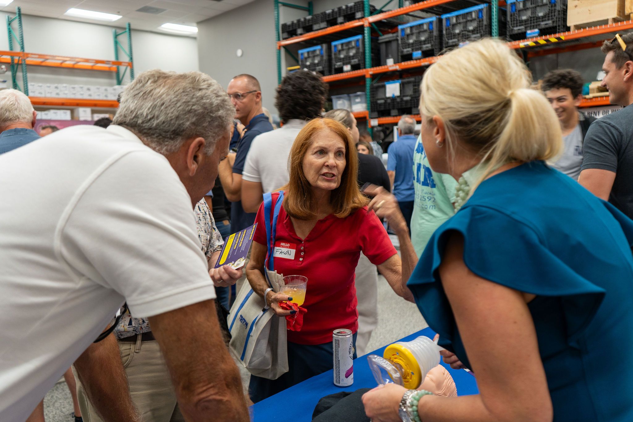 Guests networking at The Triton's Crew, Captains & Connections event at DATUM RMS.