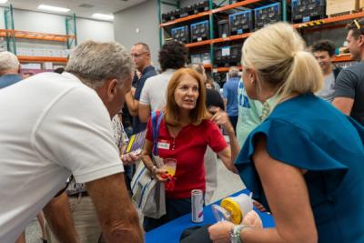 Guests networking at The Triton's Crew, Captains & Connections event at DATUM RMS.