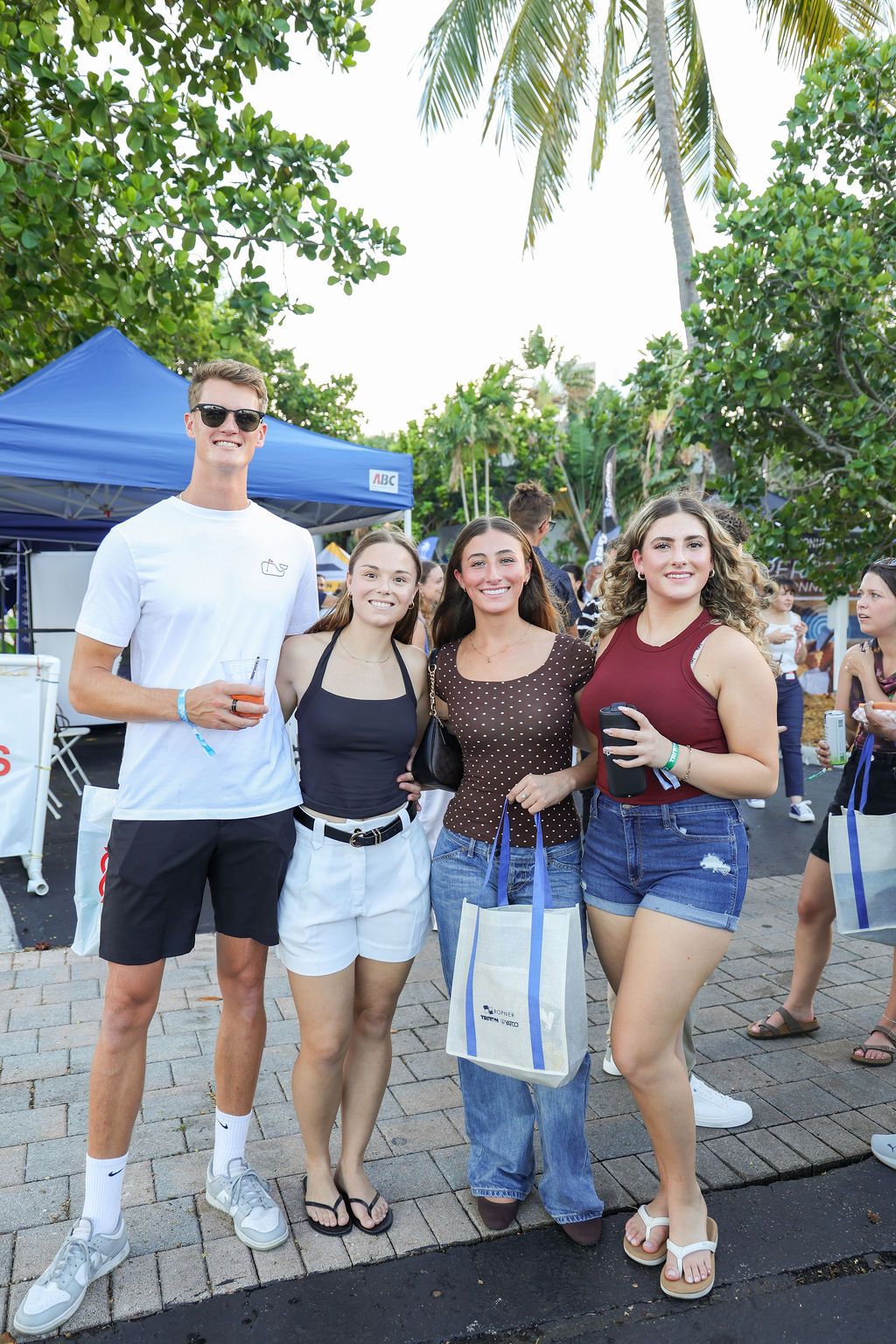 Guests and exhibitors at The Triton's Fall Triton Expo at Bahia Mar Yachting Center.
