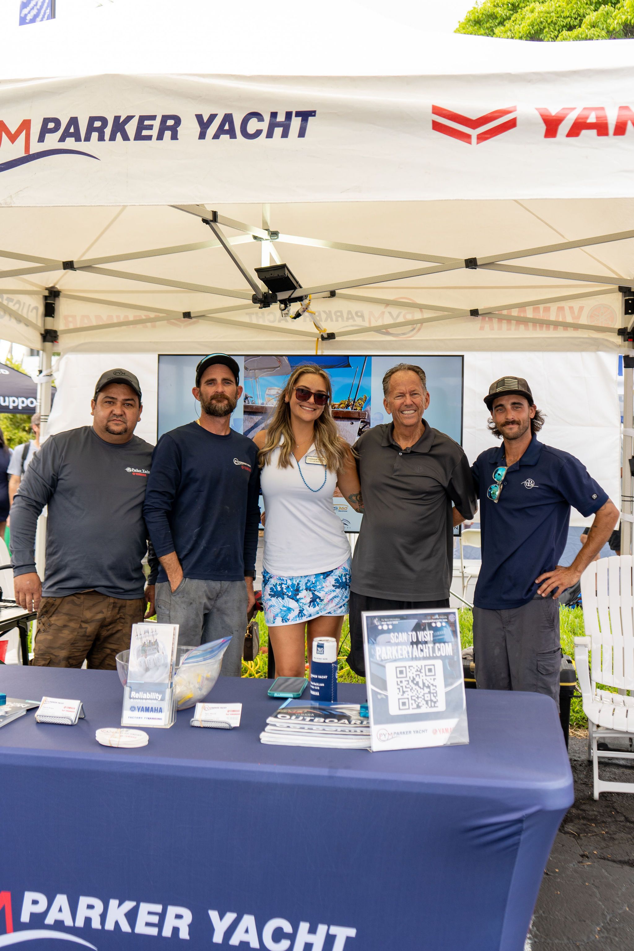 Maritime and industry partners exhibiting at The Triton's Fall Triton Expo at Bahia Mar Yachting Center.