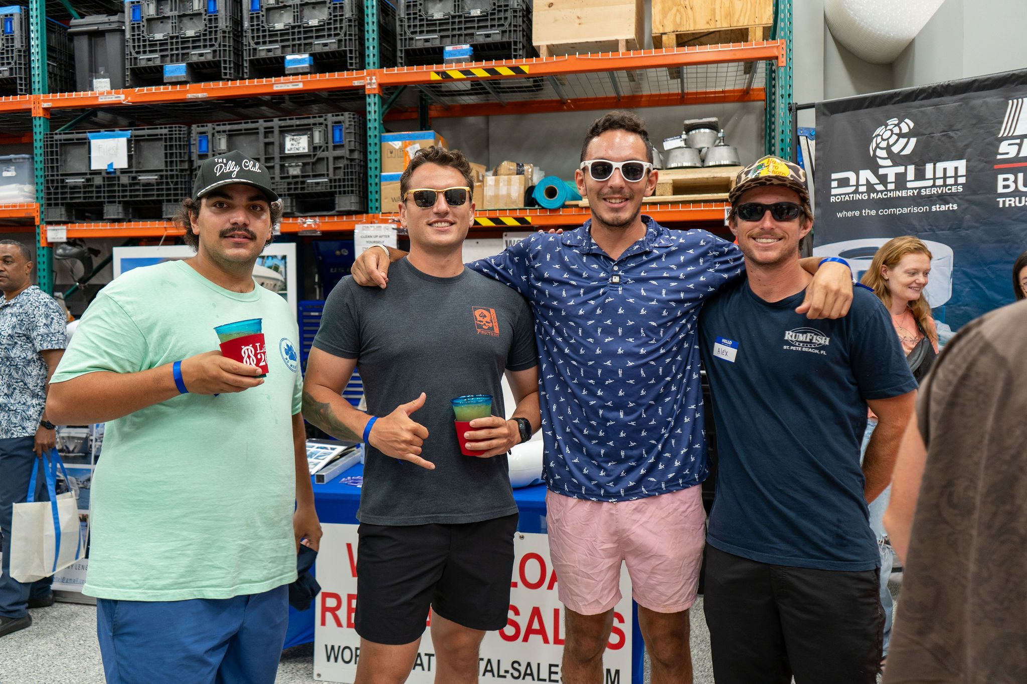 Guests networking at The Triton's Crew, Captains & Connections event at DATUM RMS.