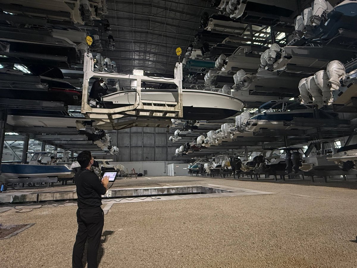 Boat storage facility