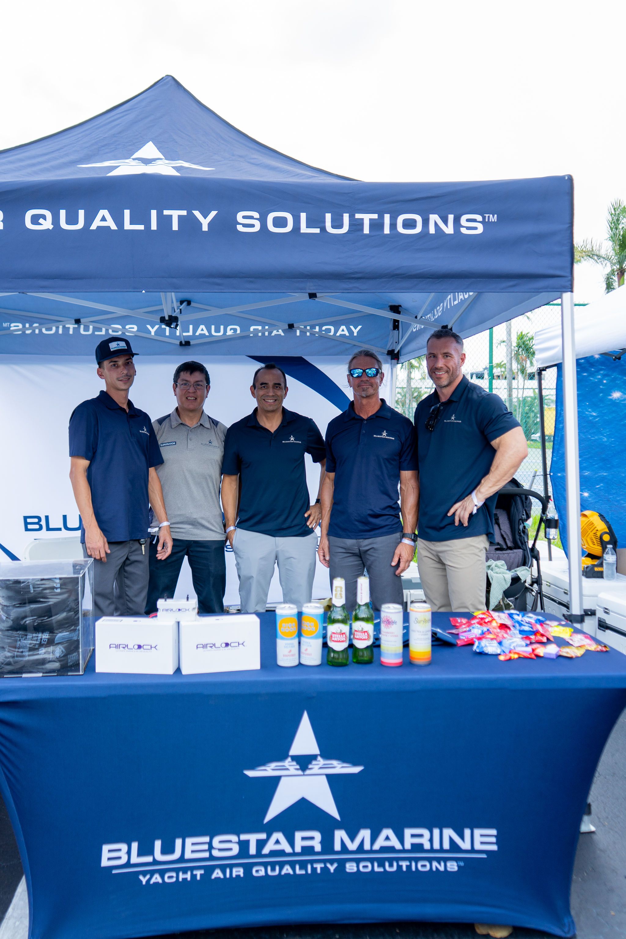 Maritime and industry partners exhibiting at The Triton's Fall Triton Expo at Bahia Mar Yachting Center.