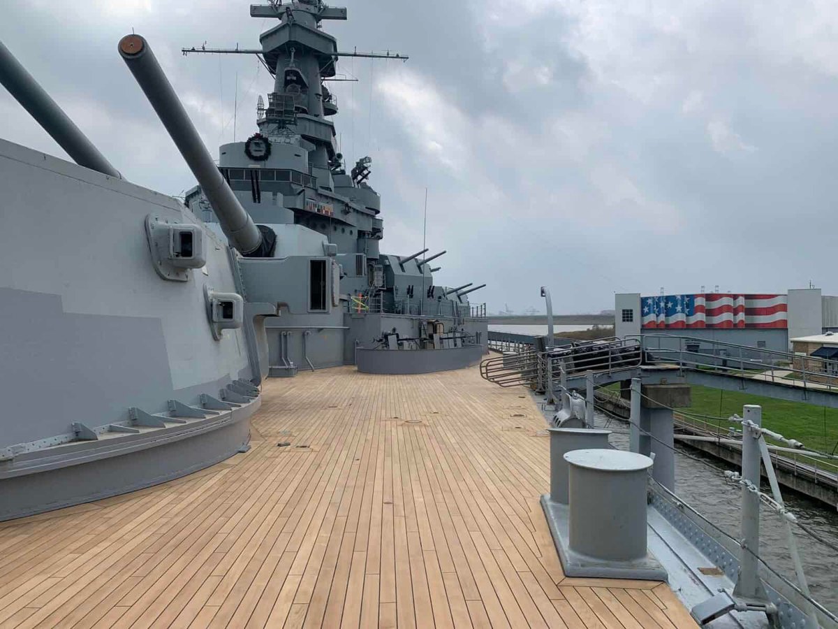 Teakdecking Systems Completes Third Phase of USS ALABAMA’s Deck Replacement