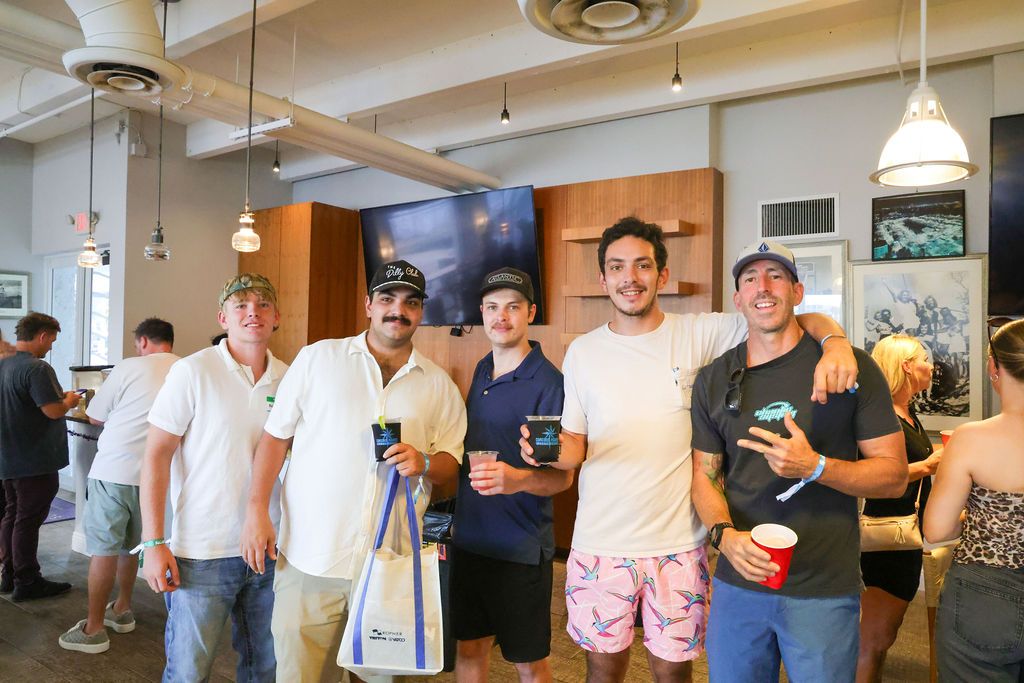 Guests and exhibitors at The Triton's Fall Triton Expo at Bahia Mar Yachting Center.