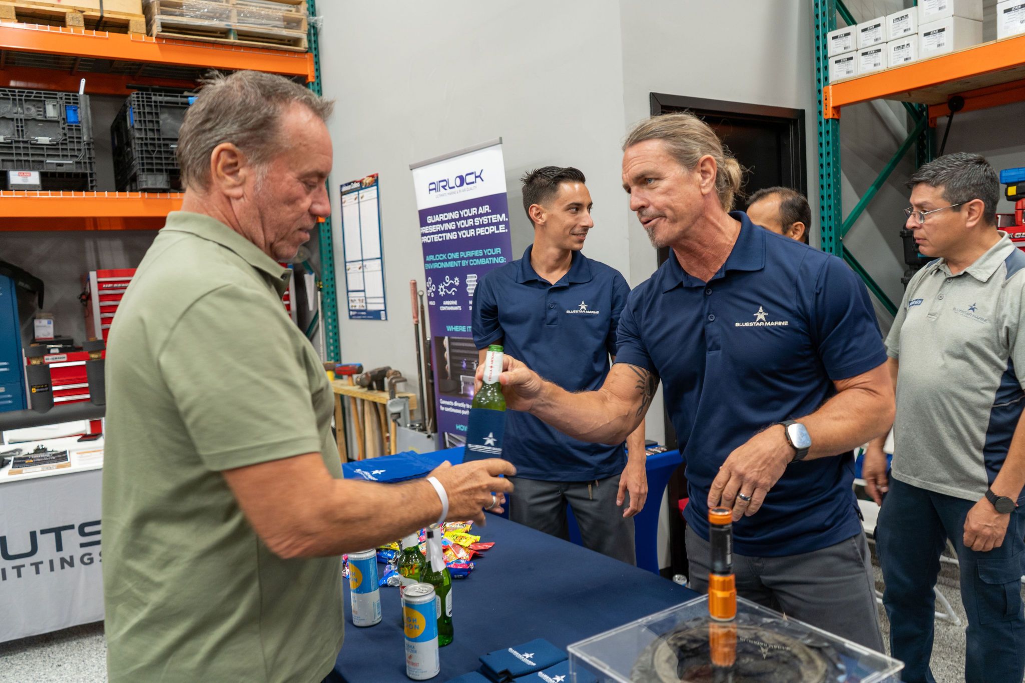 Guests networking at The Triton's Crew, Captains & Connections event at DATUM RMS.