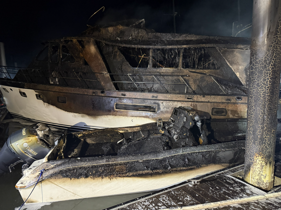 Seven Boats Destroyed in Hilton Head Marina Fire