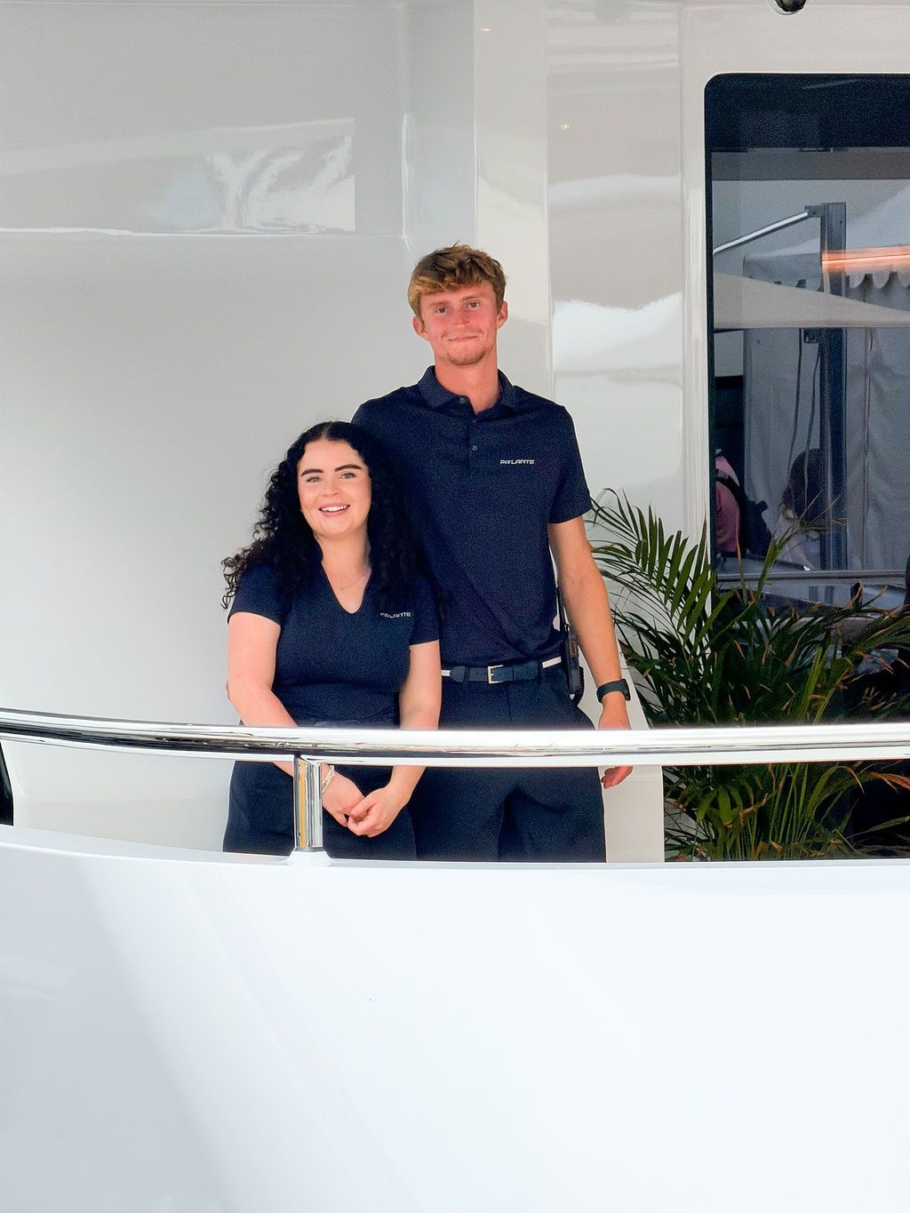 Yachts and crew on the docks at the 2026 Monaco Yacht Show in Port Hercule, Monaco.