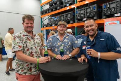 Guests networking at The Triton's Crew, Captains & Connections event at DATUM RMS.