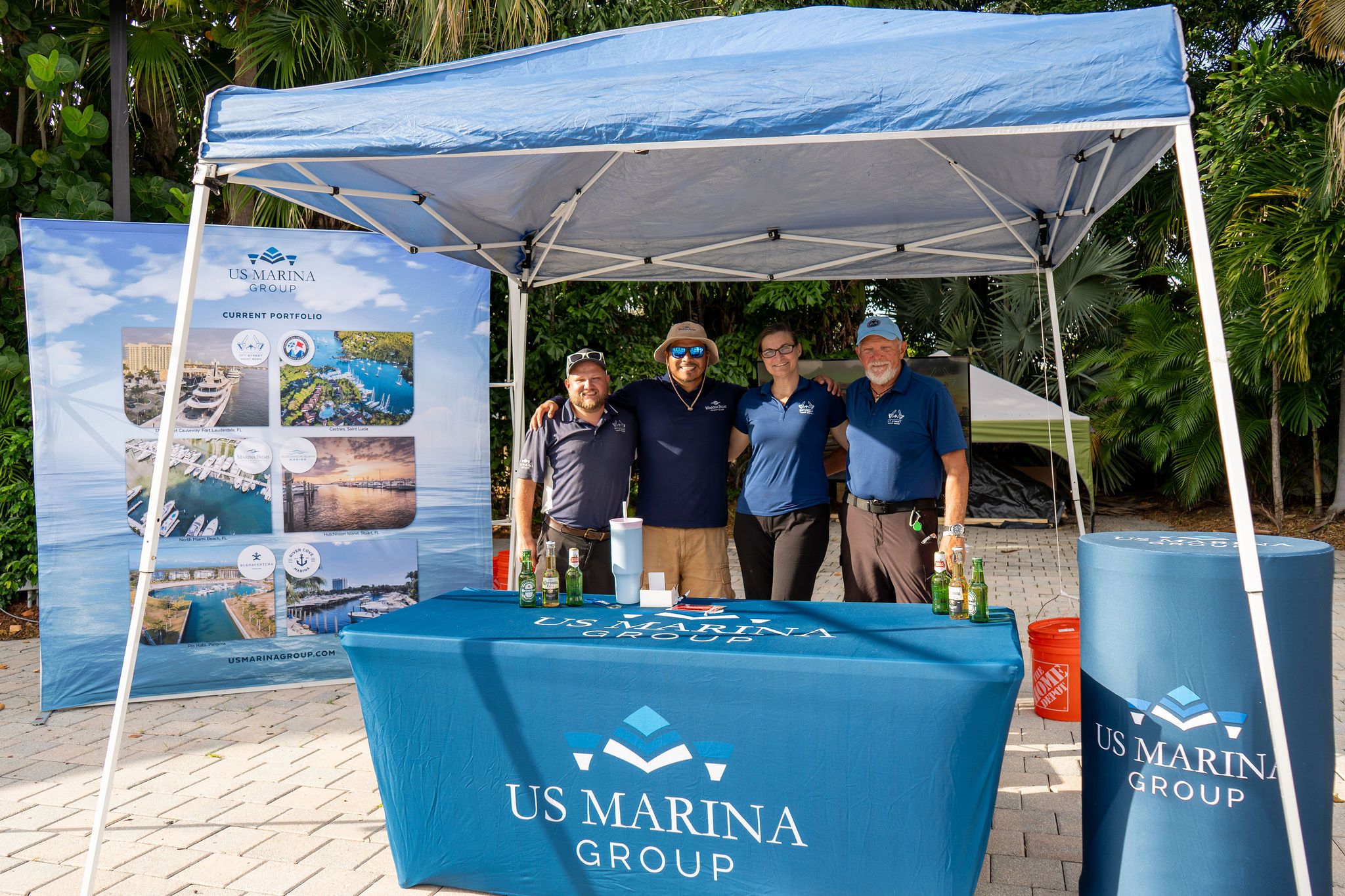 Maritime and industry partners exhibiting at The Triton's Fall Triton Expo at Bahia Mar Yachting Center.