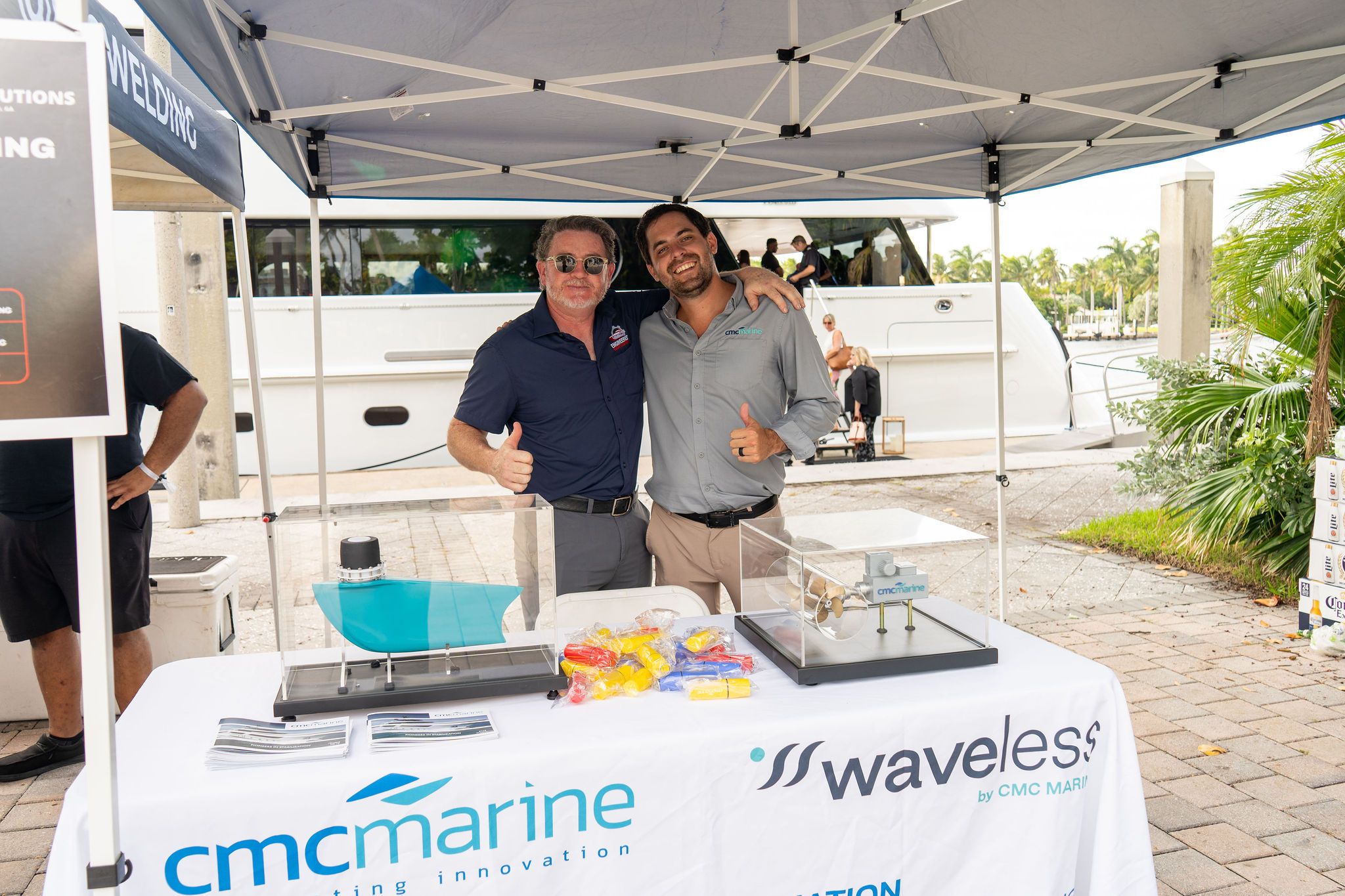 Maritime and industry partners exhibiting at The Triton's Fall Triton Expo at Bahia Mar Yachting Center.