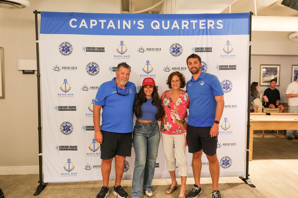 Guests and exhibitors at The Triton's Fall Triton Expo at Bahia Mar Yachting Center.