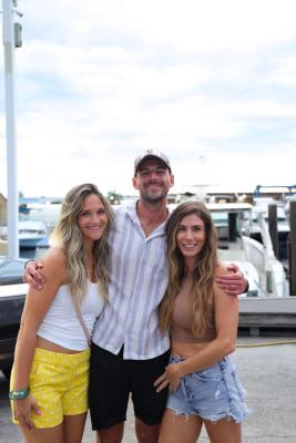 A group of guests at The Triton's Crew, Captains & Connections networking event at Nautical Ventures Marina.