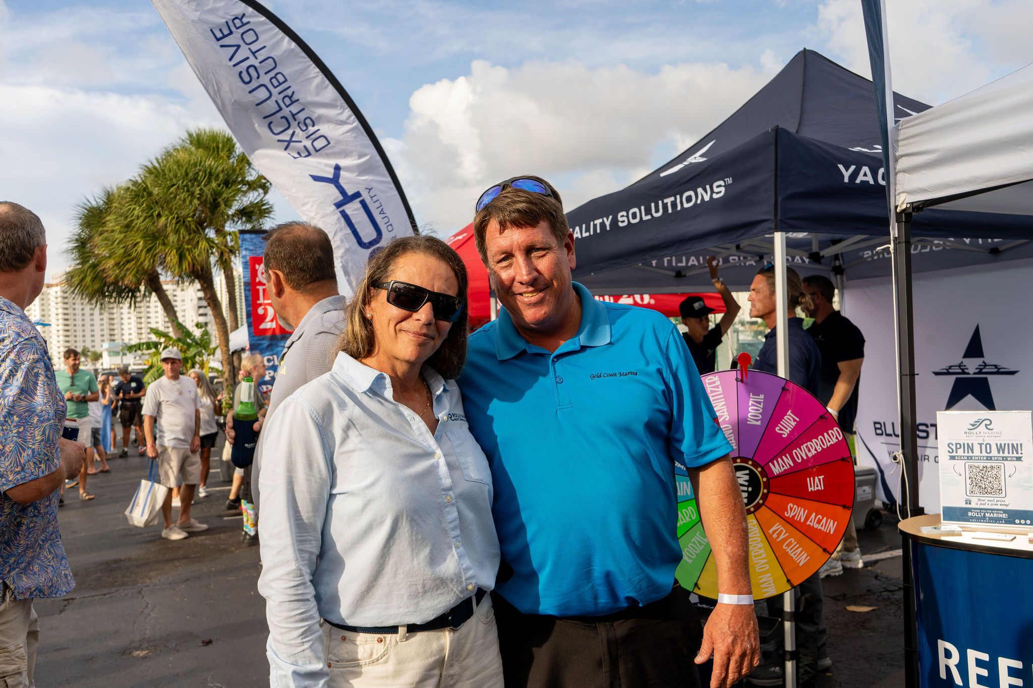 Maritime and industry partners exhibiting at The Triton's Fall Triton Expo at Bahia Mar Yachting Center.