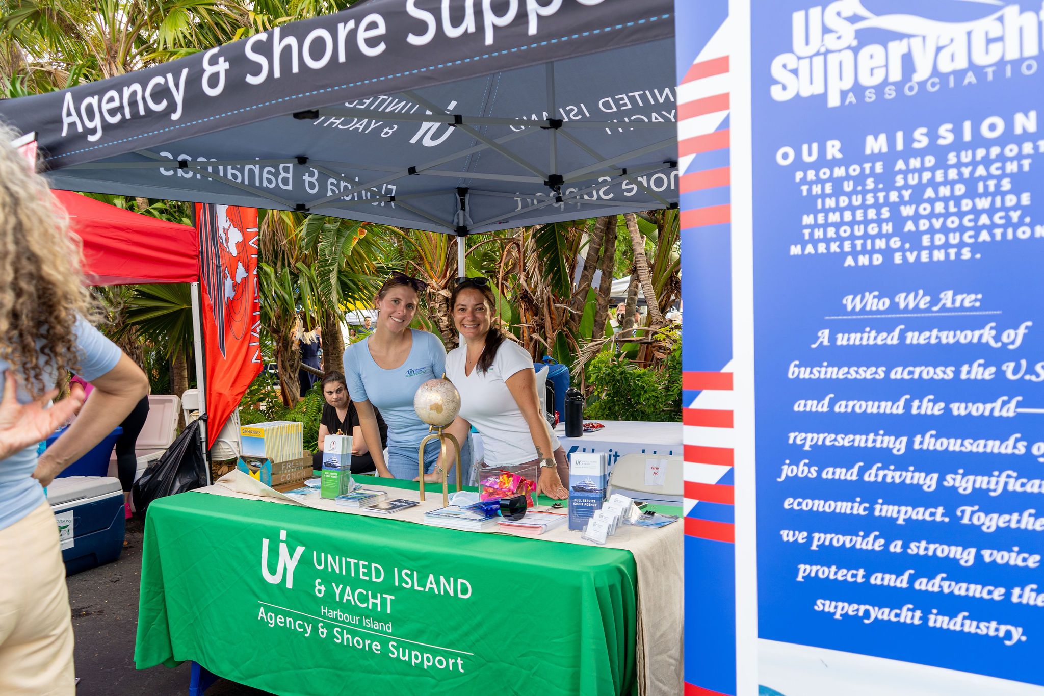 Maritime and industry partners exhibiting at The Triton's Fall Triton Expo at Bahia Mar Yachting Center.