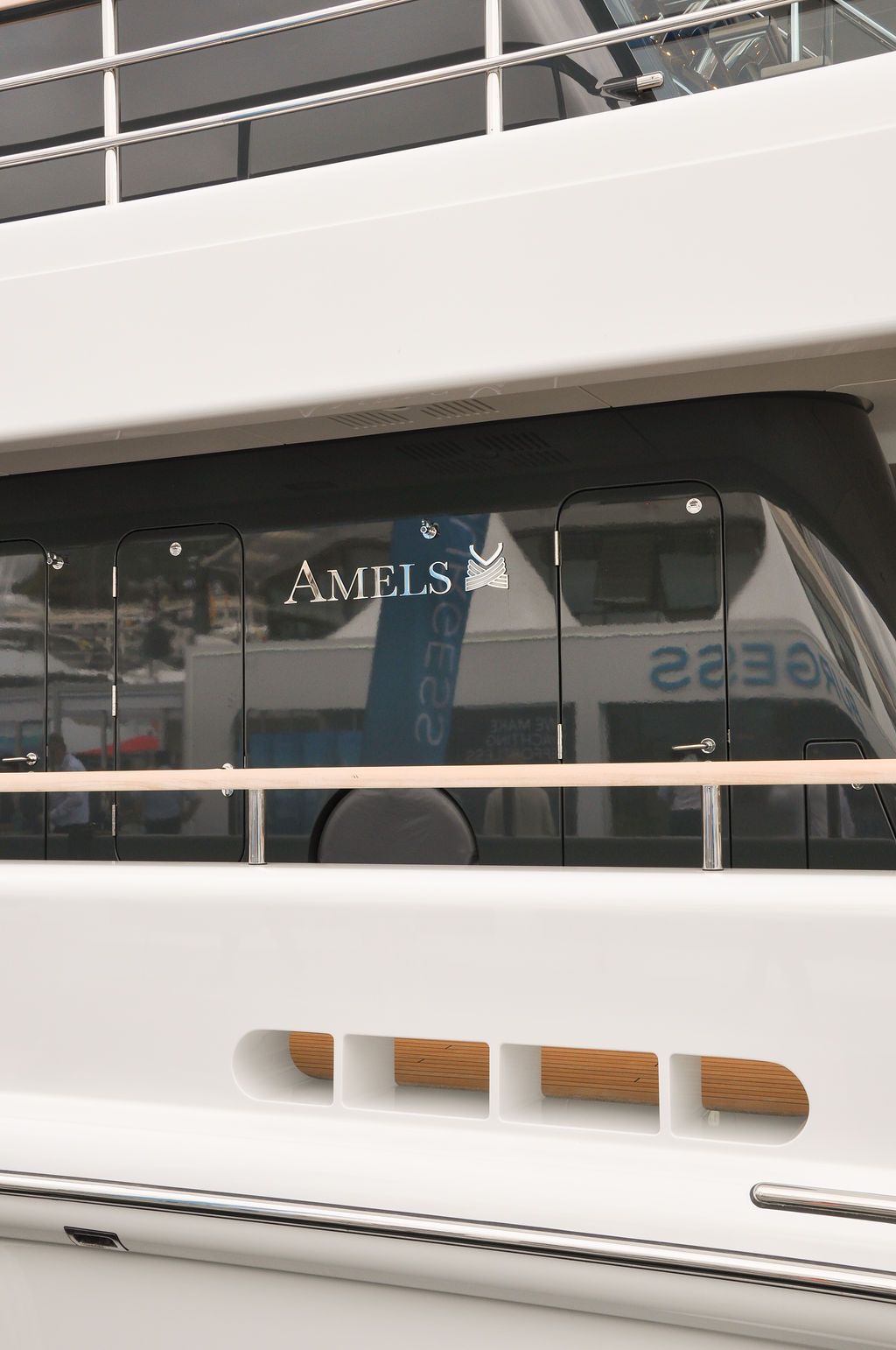 Yachts and crew on the docks at the 2026 Monaco Yacht Show in Port Hercule, Monaco.