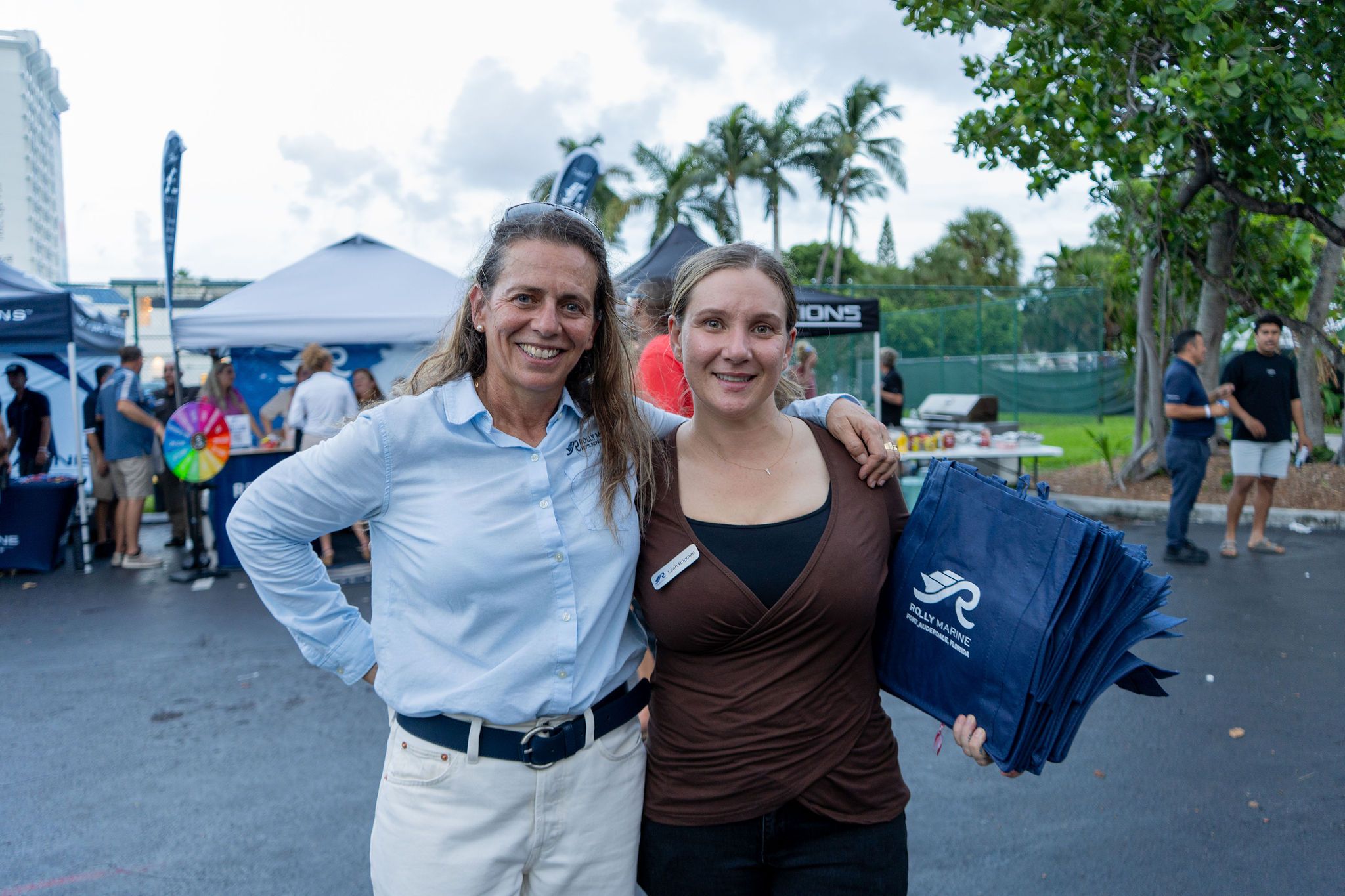 Maritime and industry partners exhibiting at The Triton's Fall Triton Expo at Bahia Mar Yachting Center.
