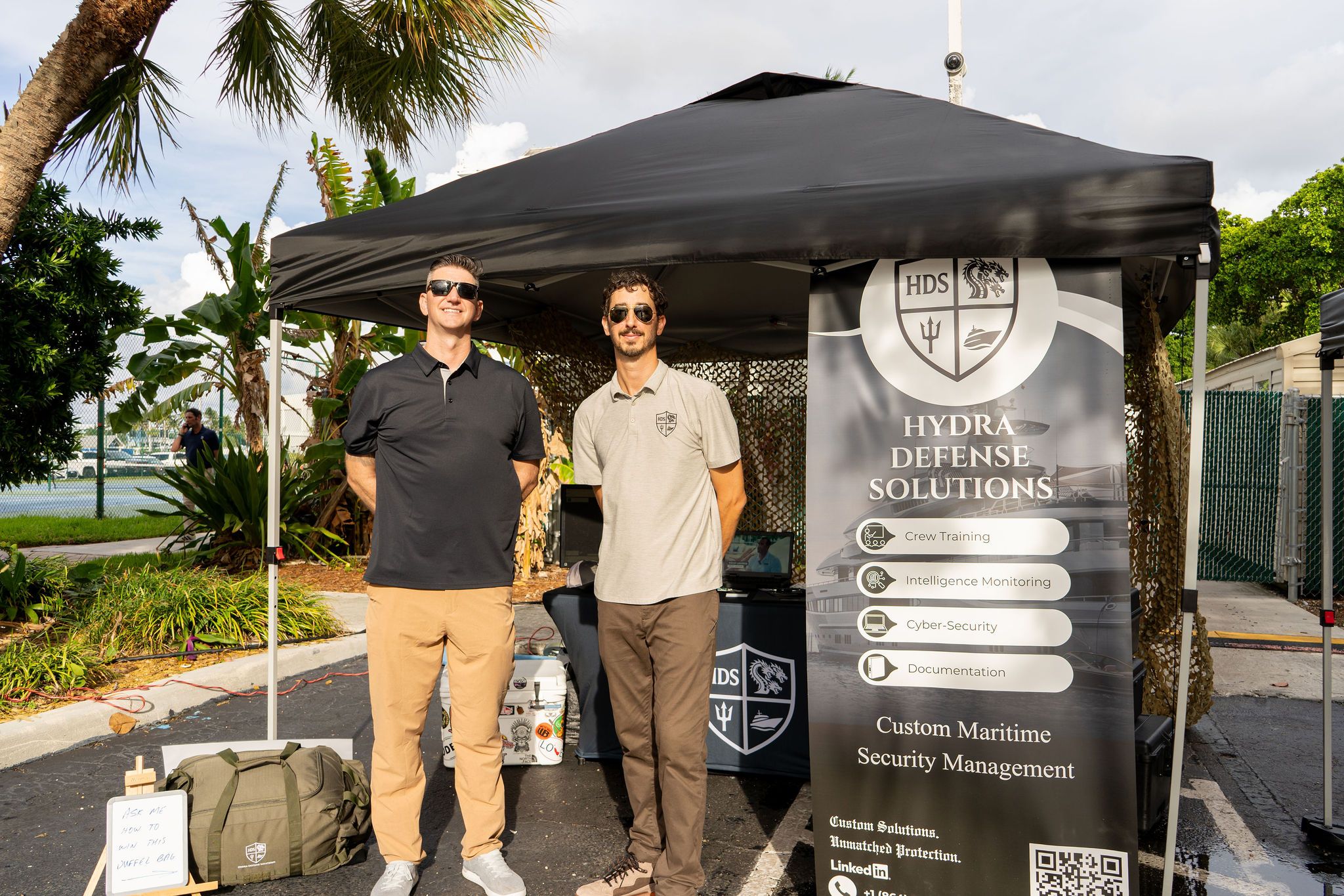 Maritime and industry partners exhibiting at The Triton's Fall Triton Expo at Bahia Mar Yachting Center.