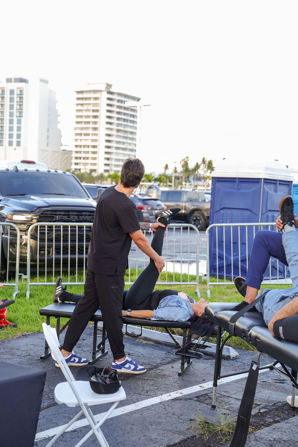 Guests and exhibitors at The Triton's Fall Triton Expo at Bahia Mar Yachting Center.