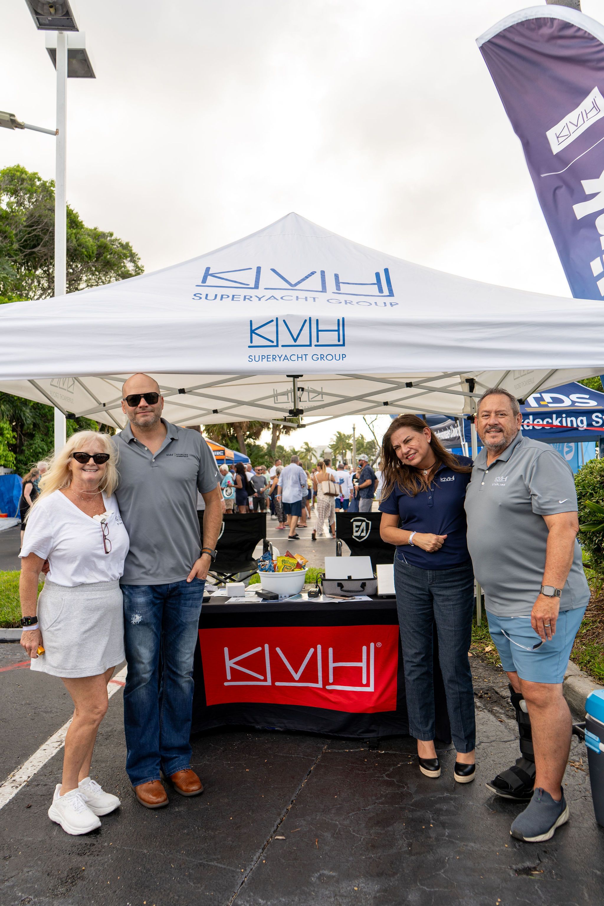 Maritime and industry partners exhibiting at The Triton's Fall Triton Expo at Bahia Mar Yachting Center.