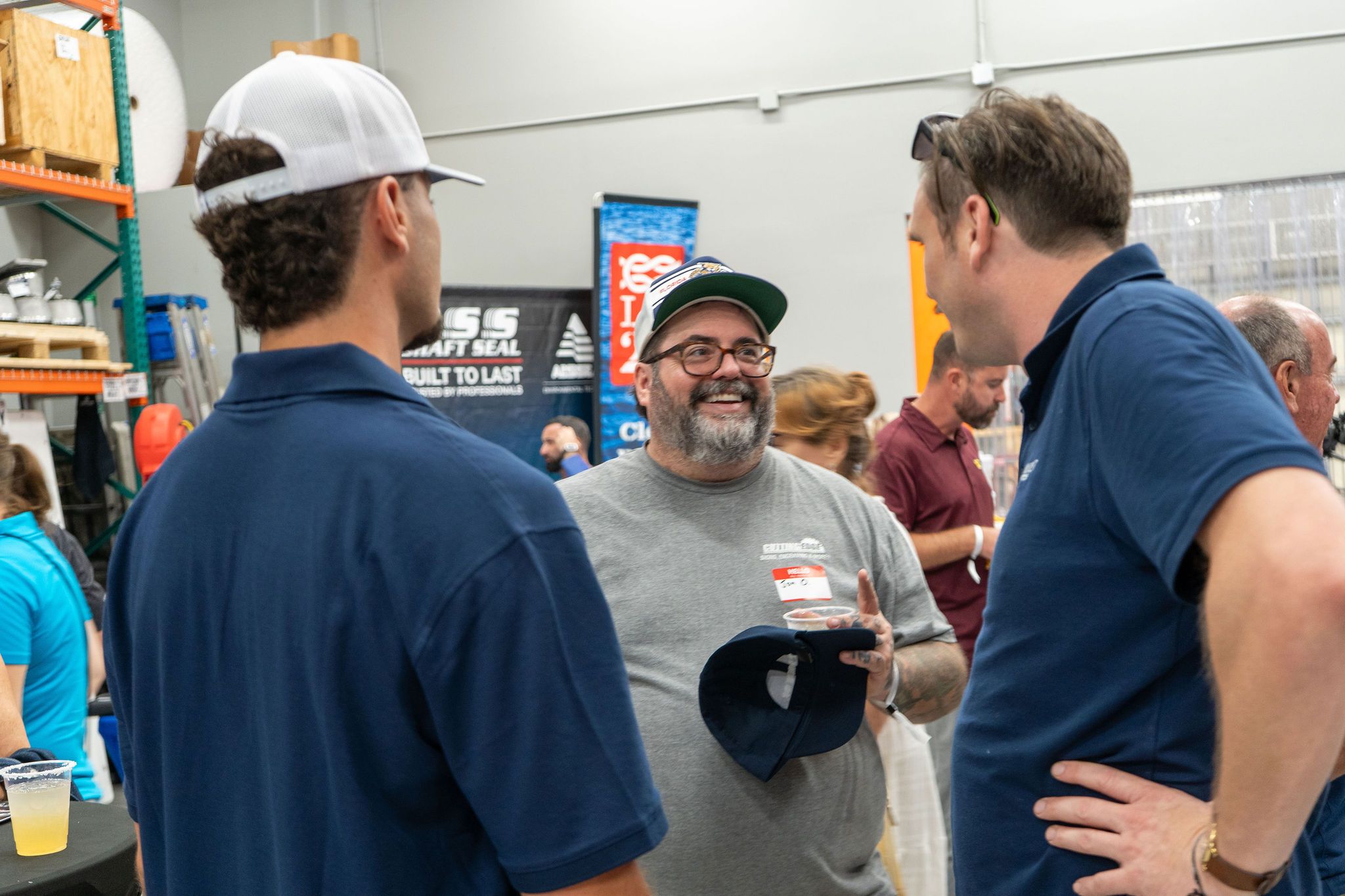 Guests networking at The Triton's Crew, Captains & Connections event at DATUM RMS.