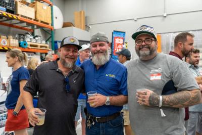 Guests networking at The Triton's Crew, Captains & Connections event at DATUM RMS.