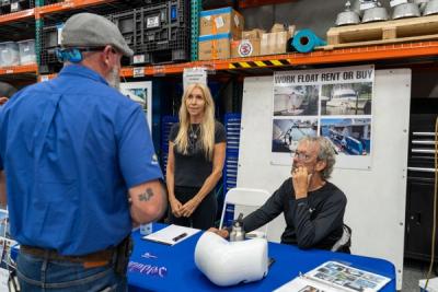 Guests networking at The Triton's Crew, Captains & Connections event at DATUM RMS.