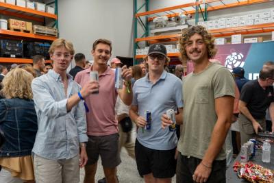 Guests networking at The Triton's Crew, Captains & Connections event at DATUM RMS.