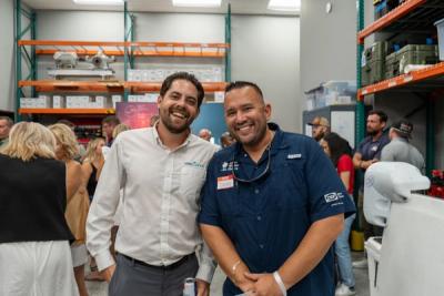 Guests networking at The Triton's Crew, Captains & Connections event at DATUM RMS.