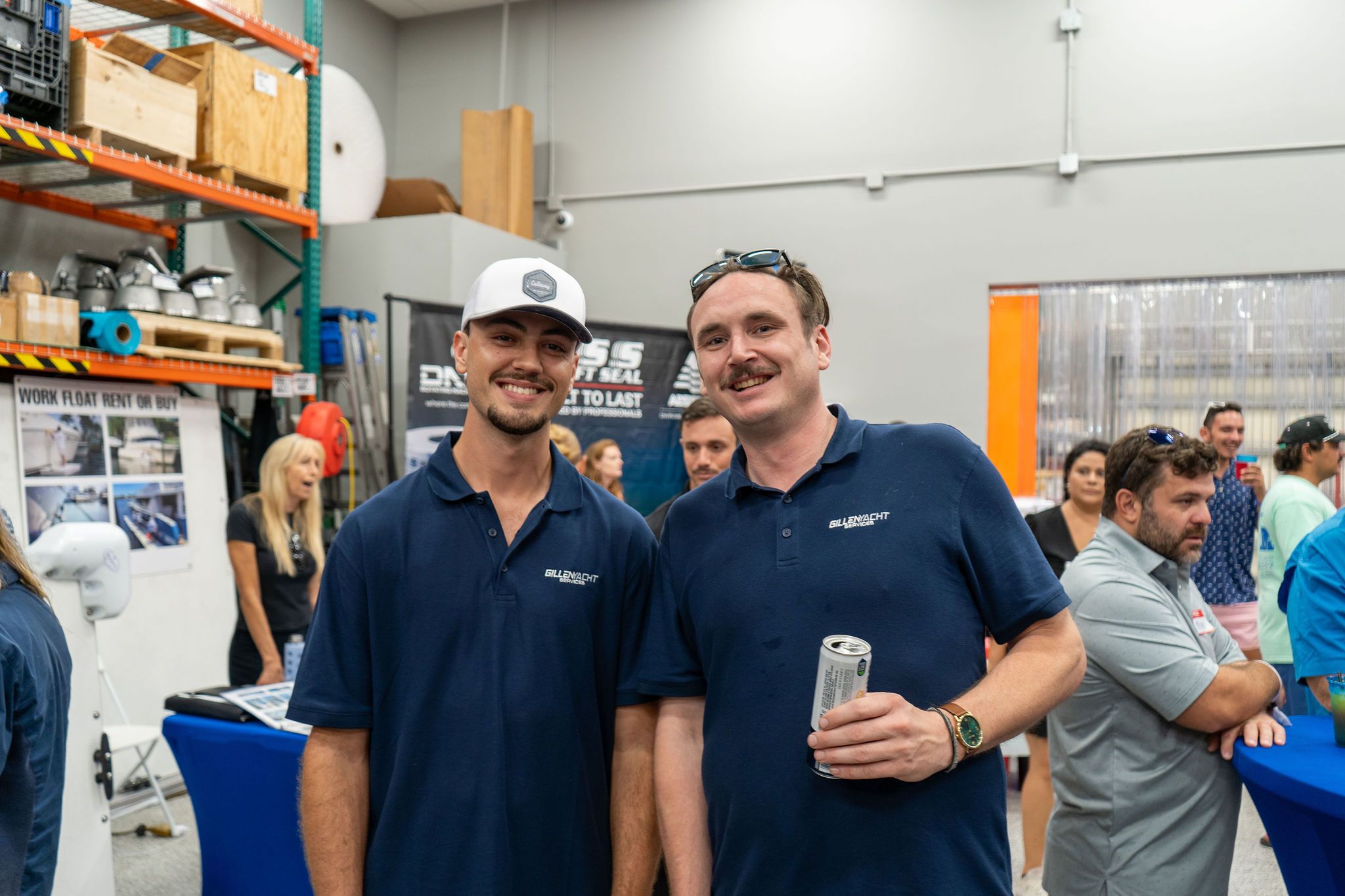 Guests networking at The Triton's Crew, Captains & Connections event at DATUM RMS.