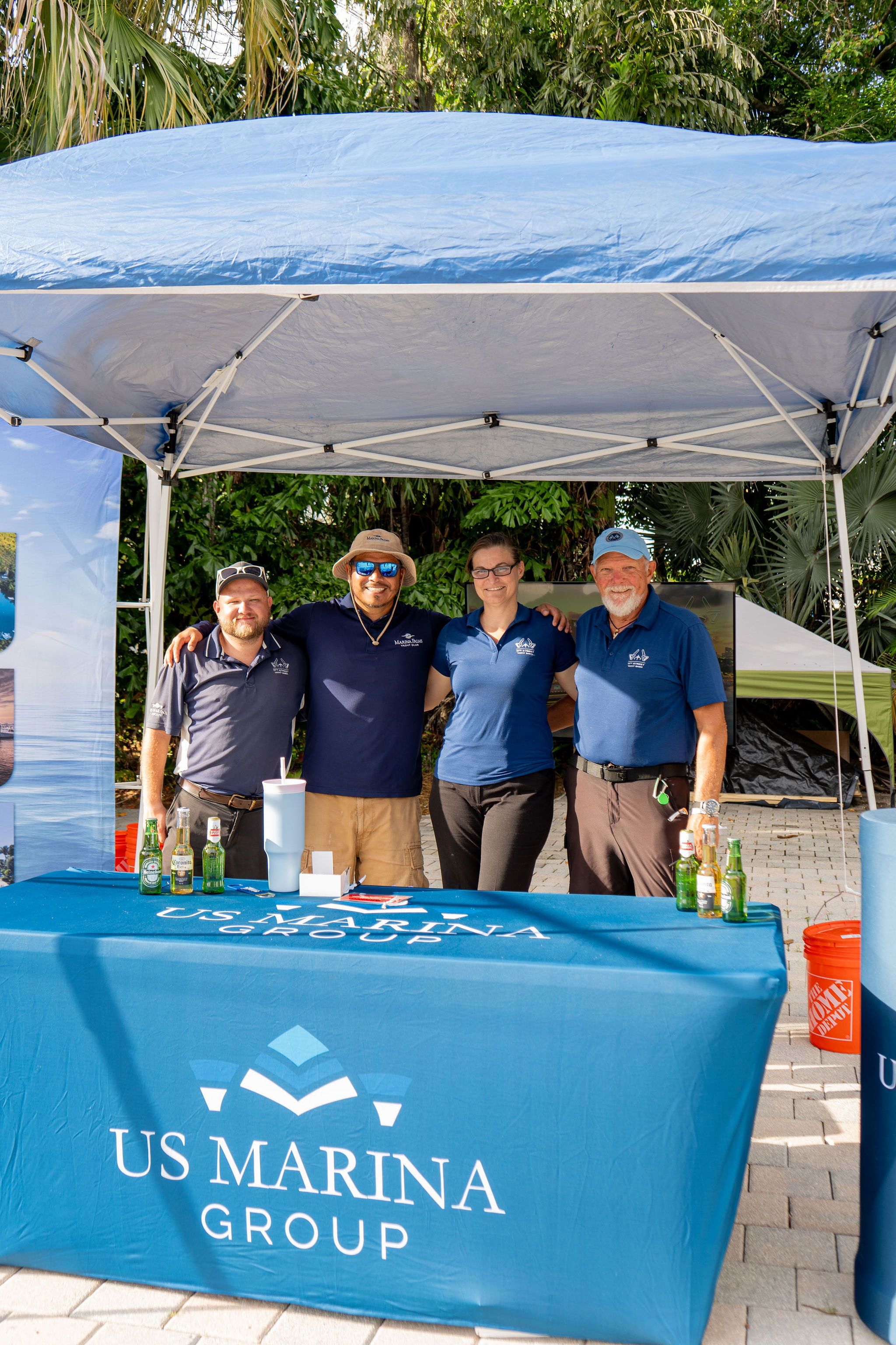 Maritime and industry partners exhibiting at The Triton's Fall Triton Expo at Bahia Mar Yachting Center.